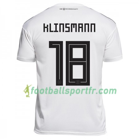 Tenue Allemagne Klinsmann 18 Domicile Coupe du monde 2018 Maillot de Foot